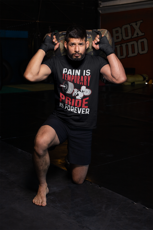 Pain Is Temporary, Pride is Forever Unisex Gym Tshirt